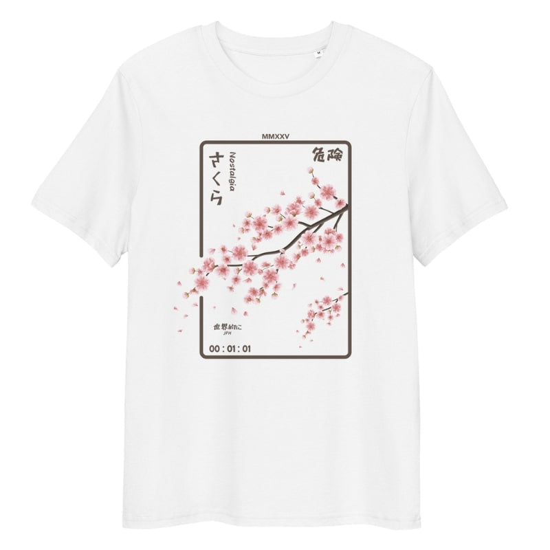 T-shirt Japonais Nostalgia - S / Blanc