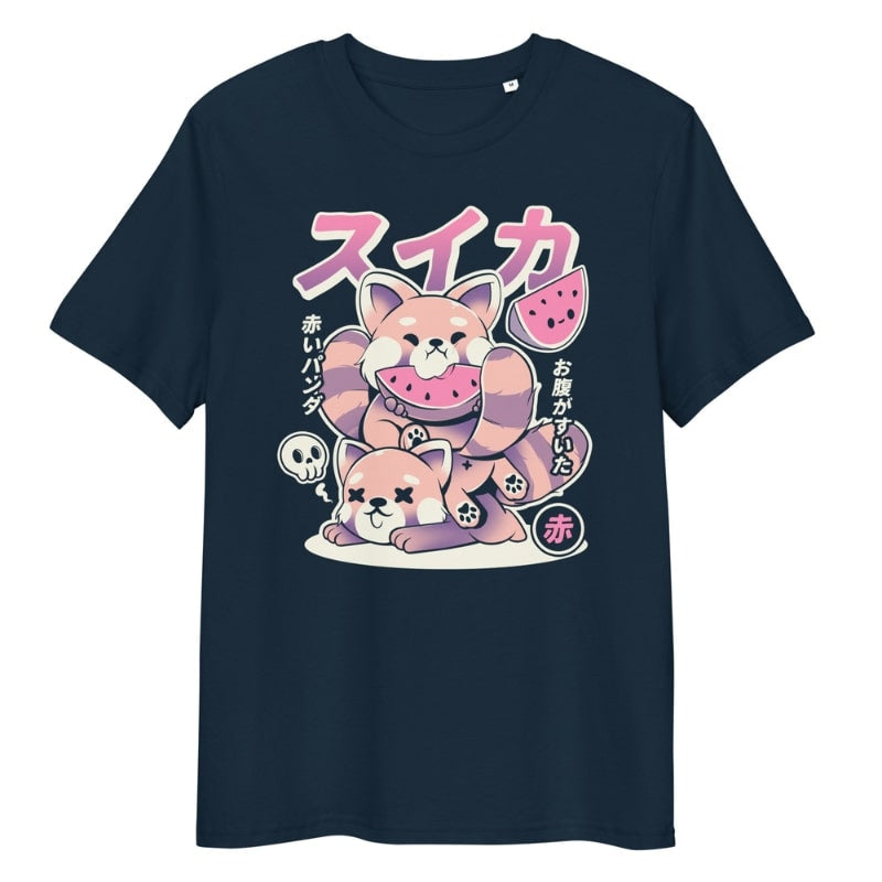 T-shirt Japonais Panda Roux - S