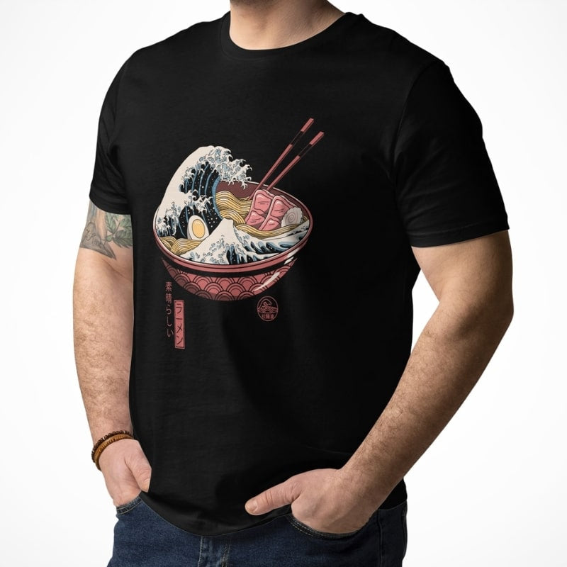 T-shirt Japonais Ramen Kanagawa