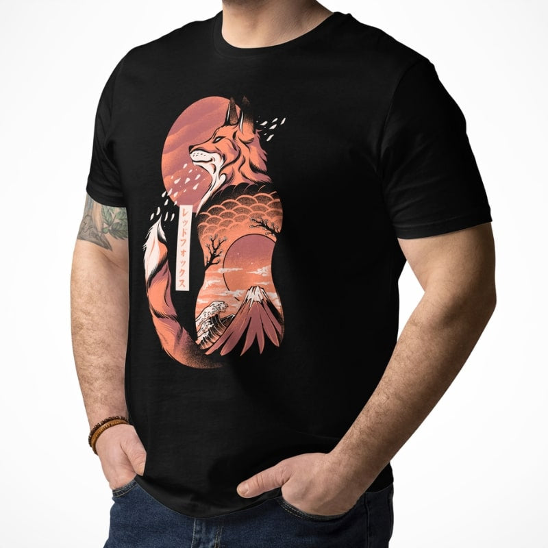 T-shirt Japonais Renard Japonais