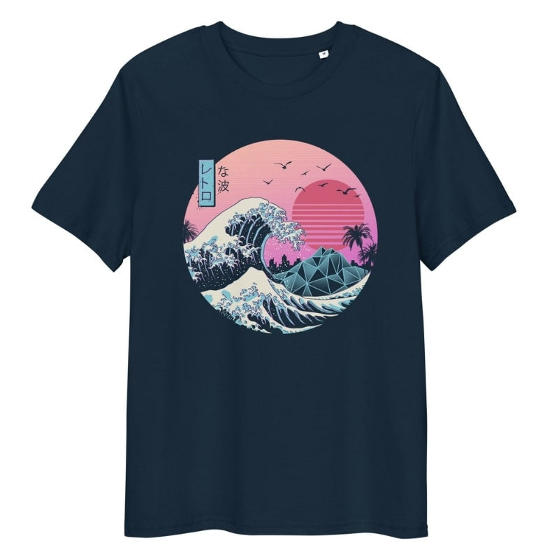 T-shirt Japonais Rétro Kanagawa - S