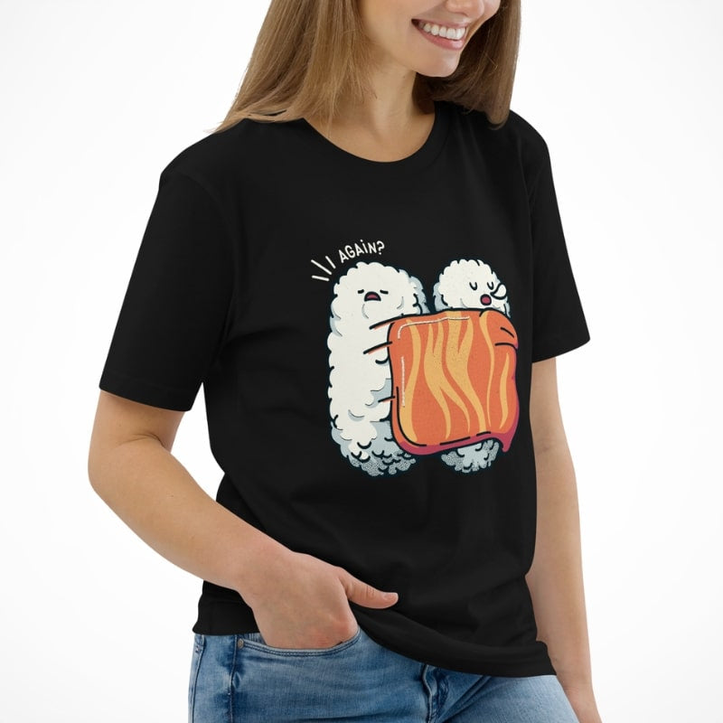 T-shirt Japonais Sleeping Sushi