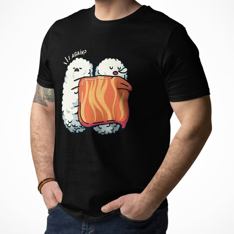 T-shirt Japonais Sleeping Sushi