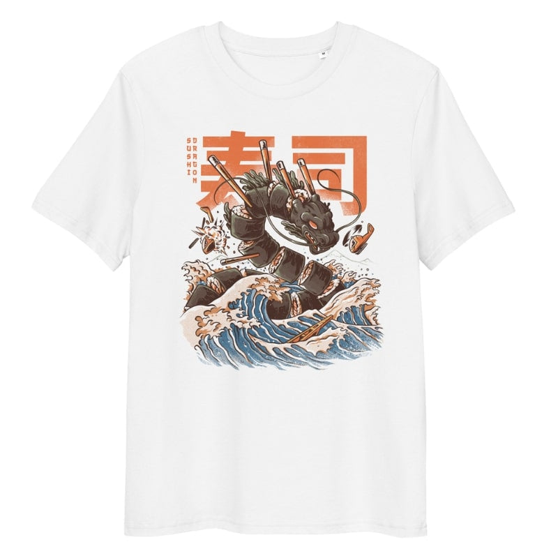 T-shirt Japonais Sushi Dragon - S