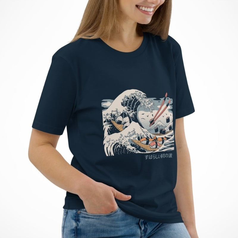 T-shirt Japonais Sushi Kanagawa