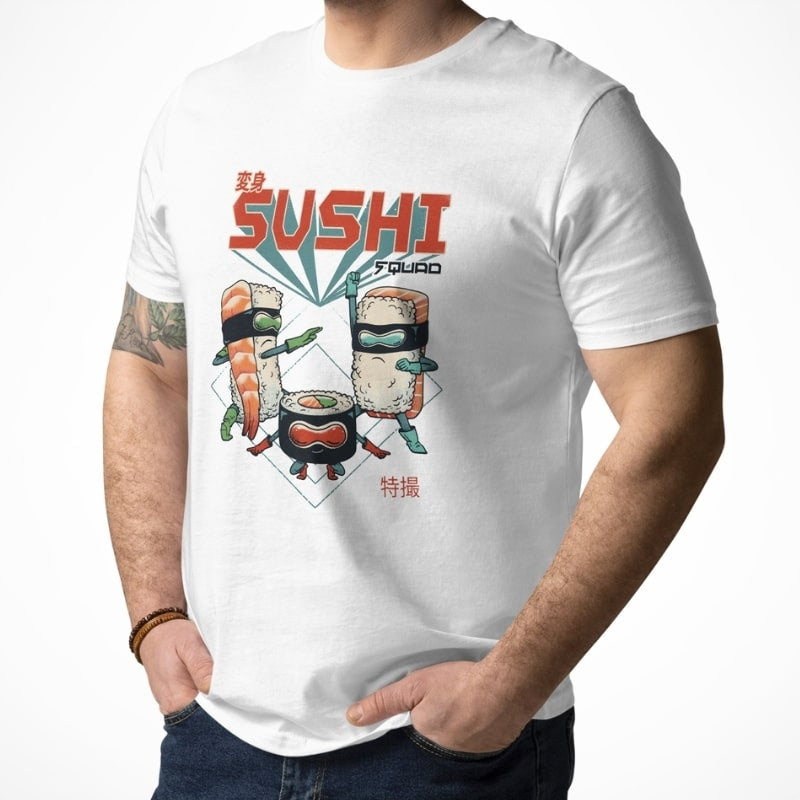 T-shirt Japonais Sushi Squad