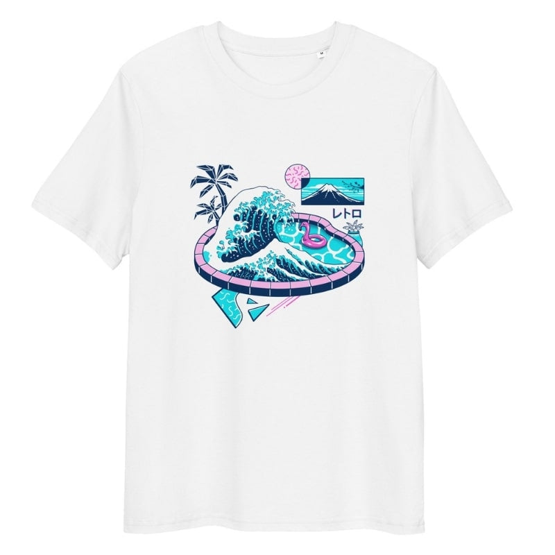 T-shirt Japonais The Great Pool of Kanagawa - S