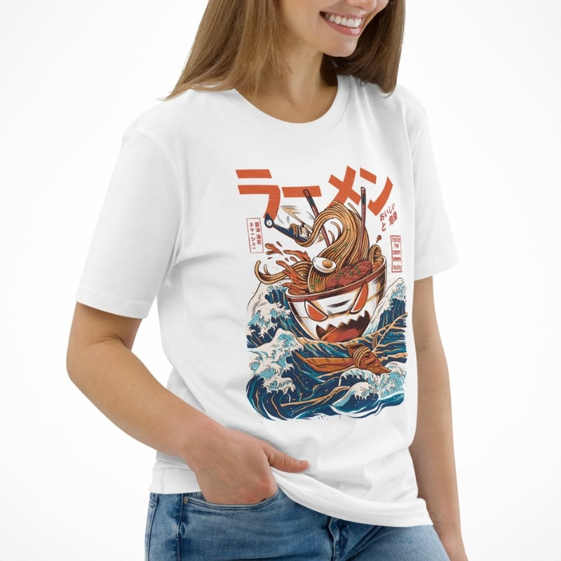 T-shirt Japonais The Great Ramen of Kanagawa