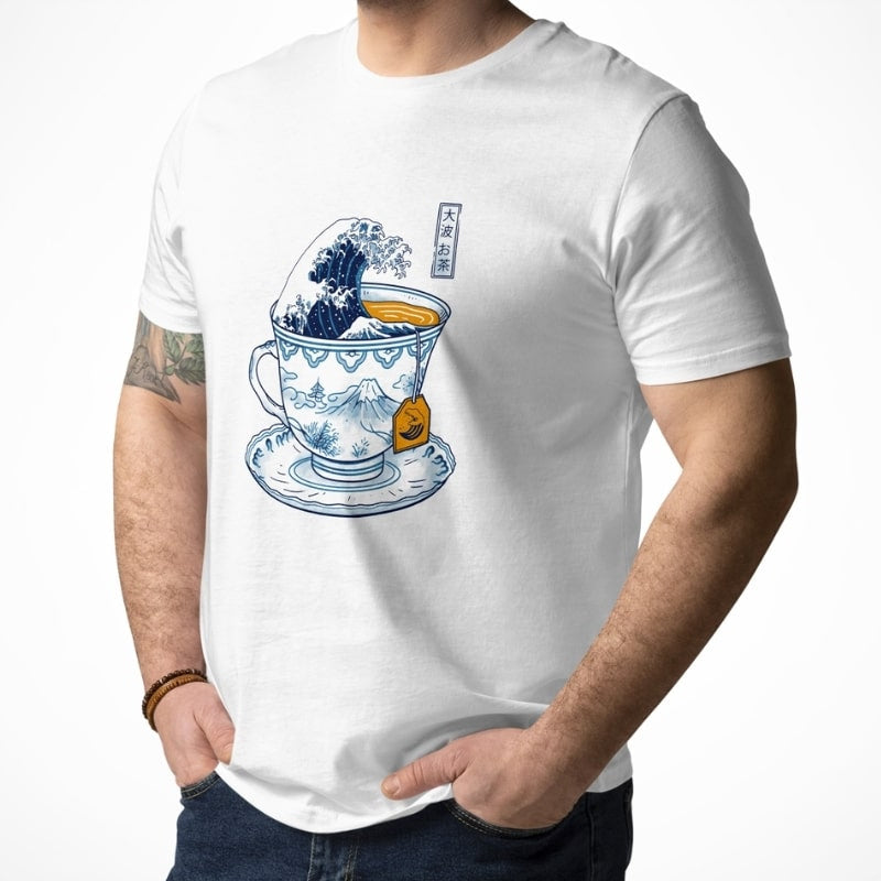 T-shirt Japonais The Great Tea of Kanagawa