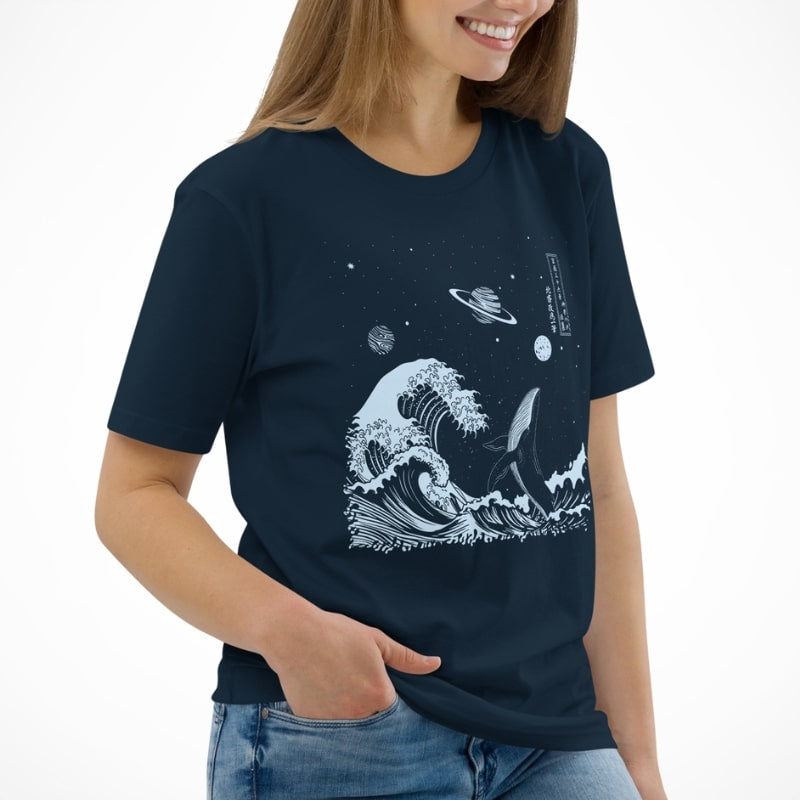 T-shirt Japonais The Great Universe