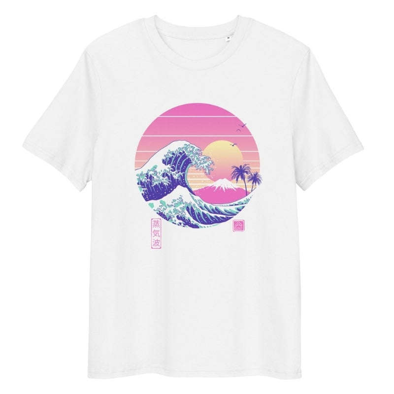 T-shirt Japonais The Great VaporWave - S