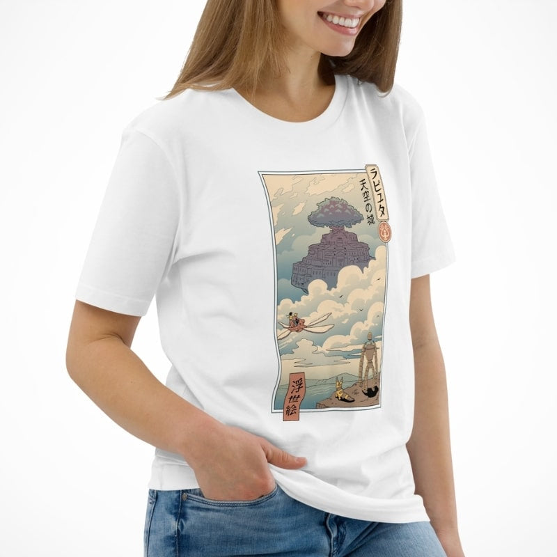 T-shirt Japonais Ukiyo-e Laputa