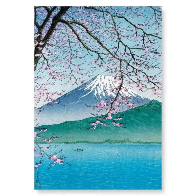 Tableau Japonais Mont Fuji - A4