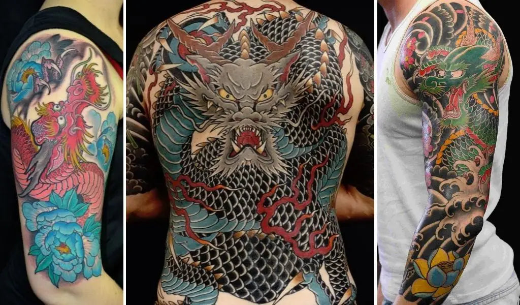 tatouage japonais dragon