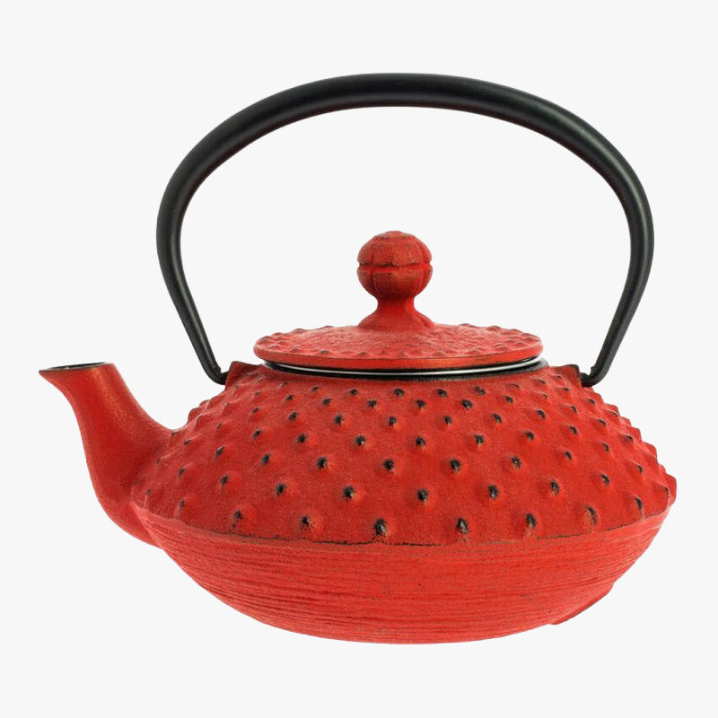 Théière Japonaise Fonte Iwachu Rouge 350 ml