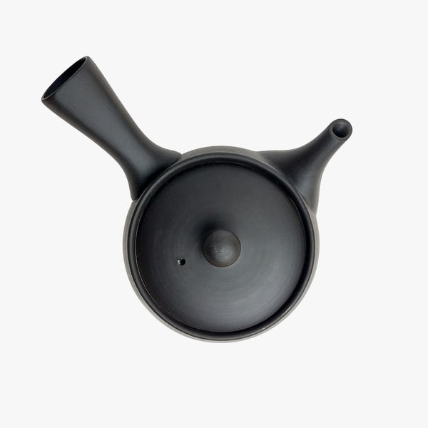 Théière Kyusu En Céramique Noire - Marque Escale Sensorielle - Pour Thé Japonais - Neuf