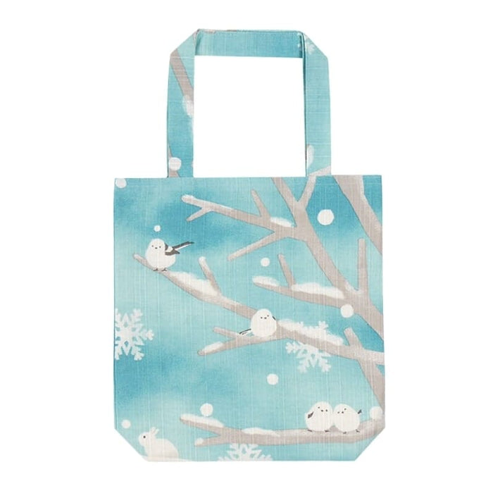 Tote Bag Japonais Bleu Fuyugeshiki