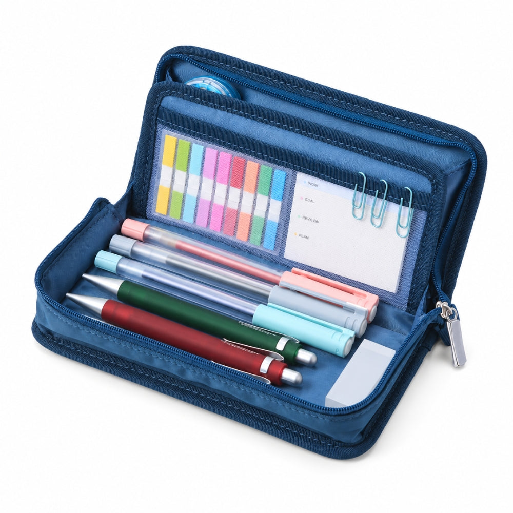 Trousse Plate Bleu Marine