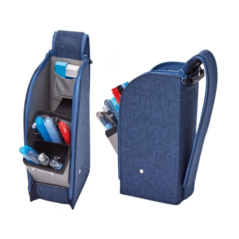 Trousse Pot à Crayons Bleu Marine