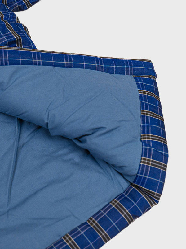 Veste Hanten Homme Bleue à Carreaux Kōshi