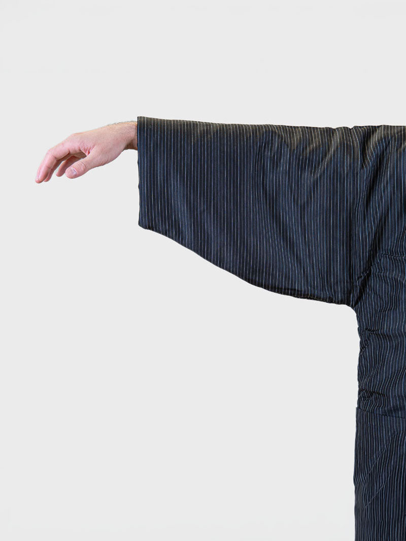 Veste Hanten Homme Noire à Rayures Tatejima