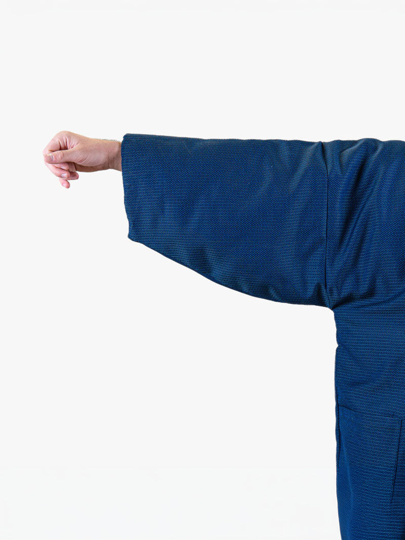 Veste Hanten Homme Traditionnelle Bleue