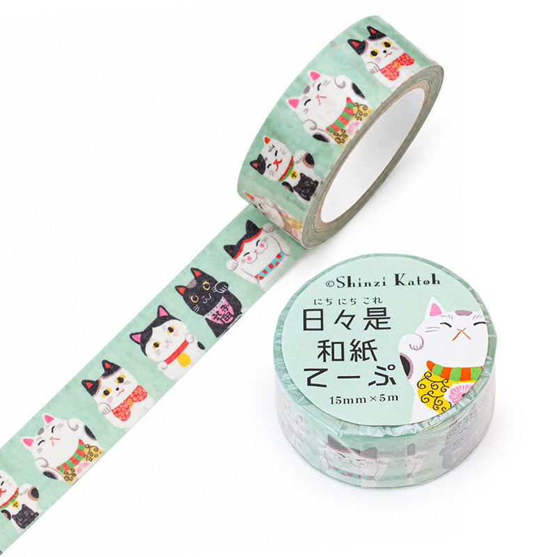 Washi Tape Chats Maneki Neko