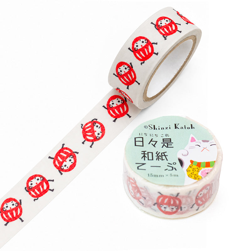 Washi Tape Japonais Daruma