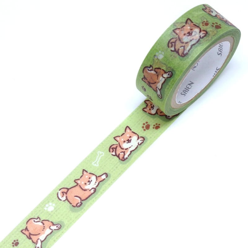 Washi Tape Japonais Shiba Inu