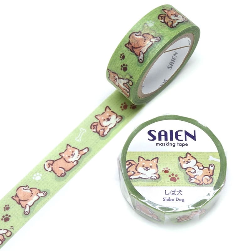 Washi Tape Japonais Shiba Inu