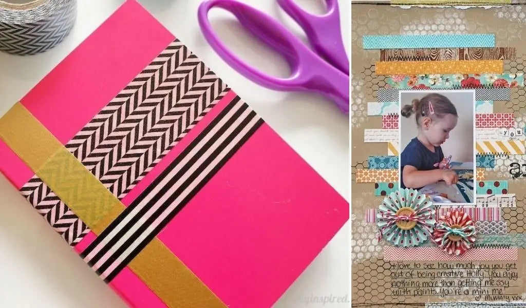 washi tape et scrapbooking