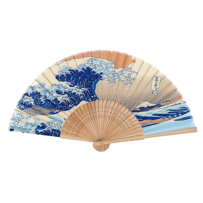 Éventail Japonais La Grande Vague de Kanagawa