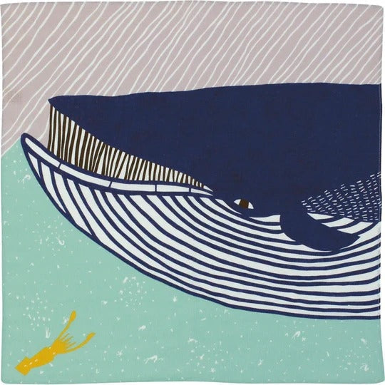 Furoshiki Baleine Bleue