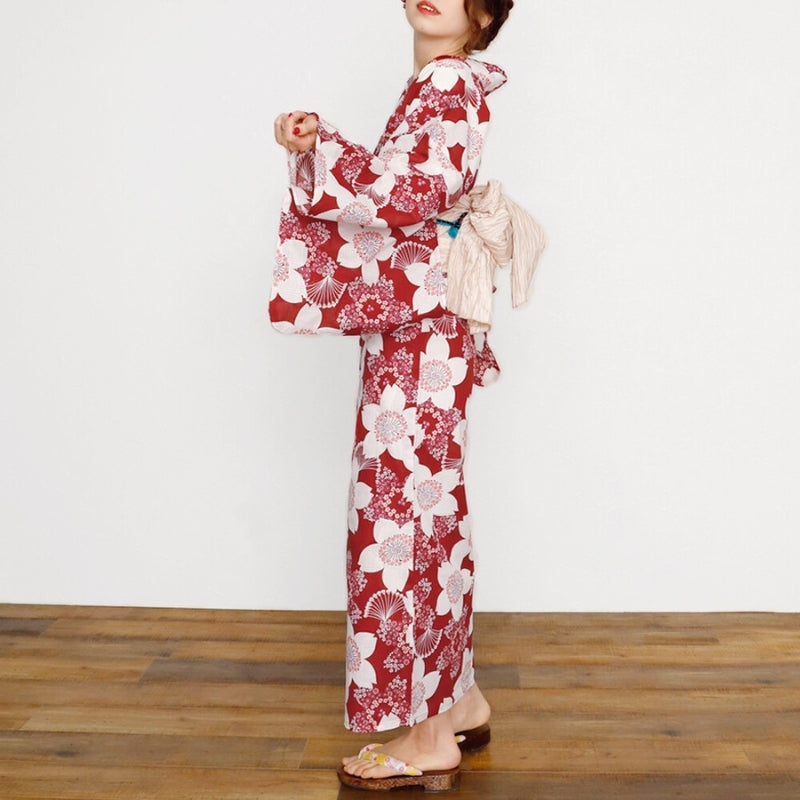 Kimono Japonais Femme Cerisier