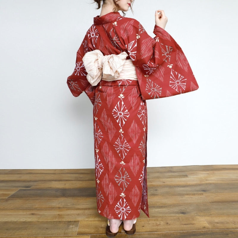 Kimono Japonais Femme Rouge