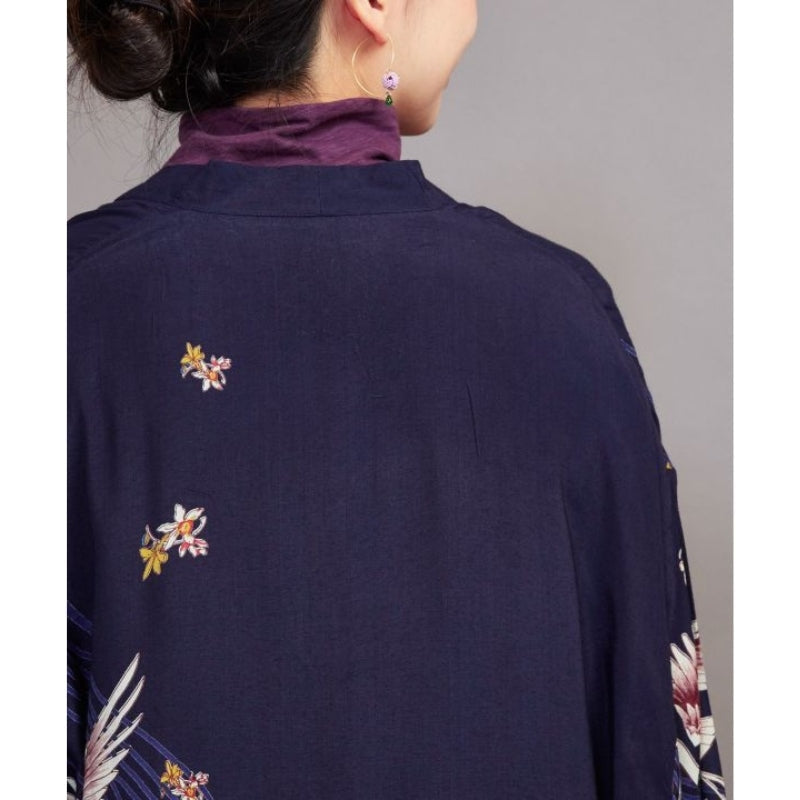 Kimono Long Femme Grue