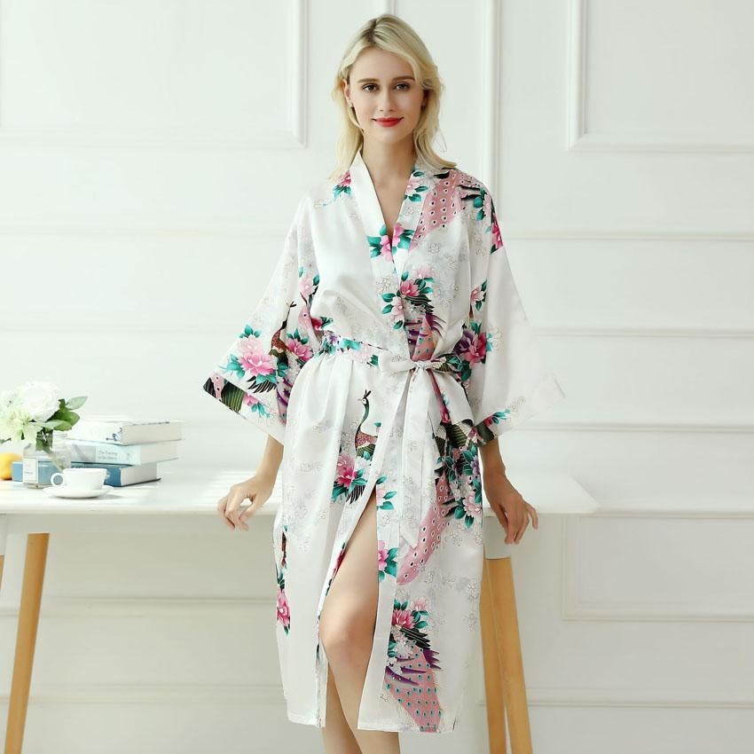 Kimono Pyjama Femme - Blanc