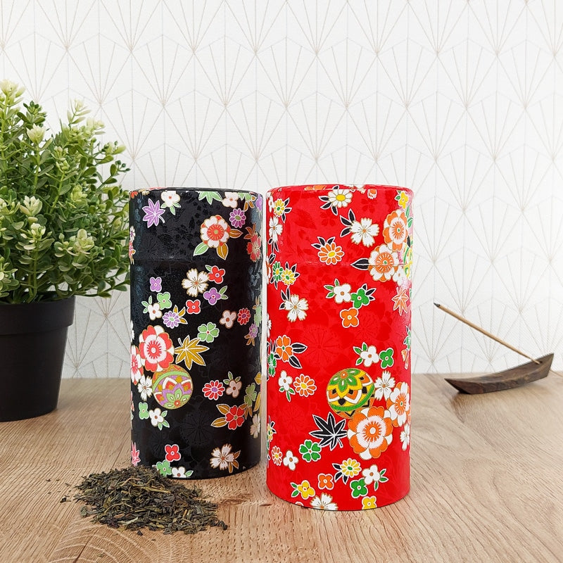 Boîte à thé en papier Washi du Japon