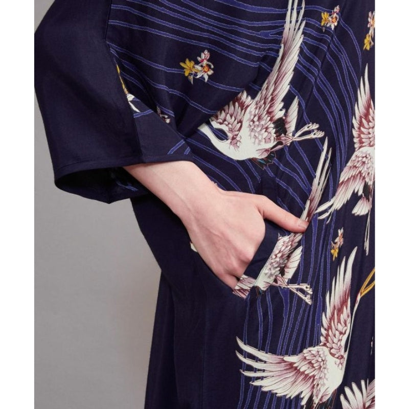 Robe Japonaise Grue