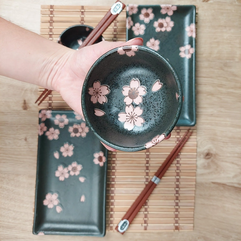 Set Vaisselle à Sushi Sakura