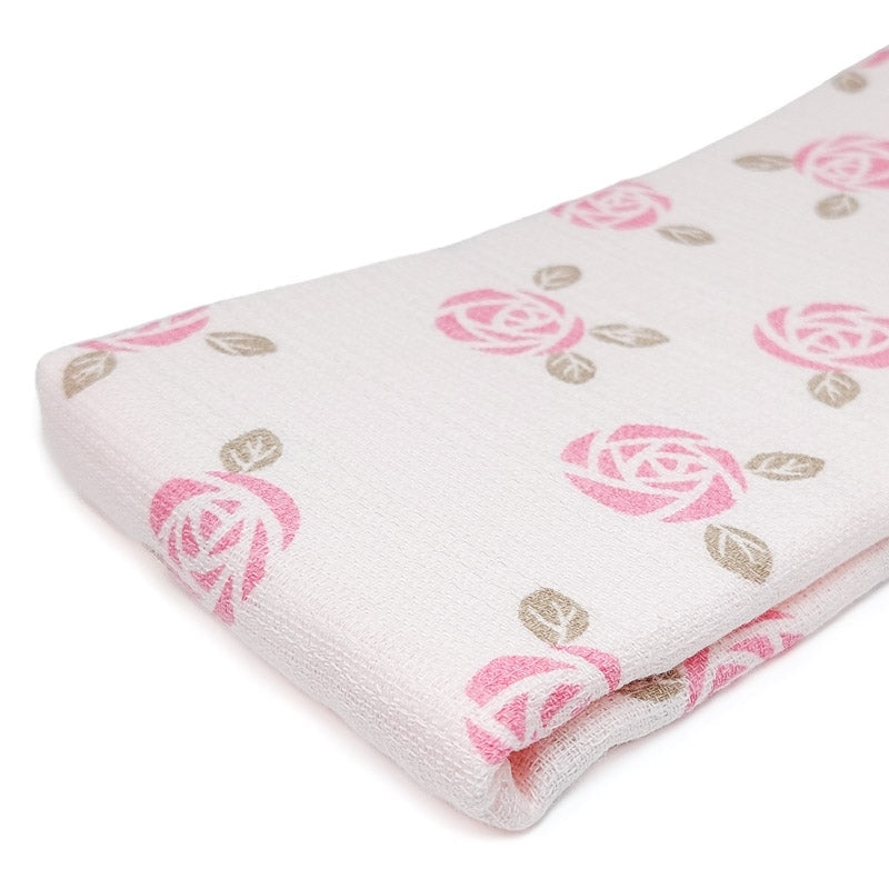 Tenugui Japonais Rose