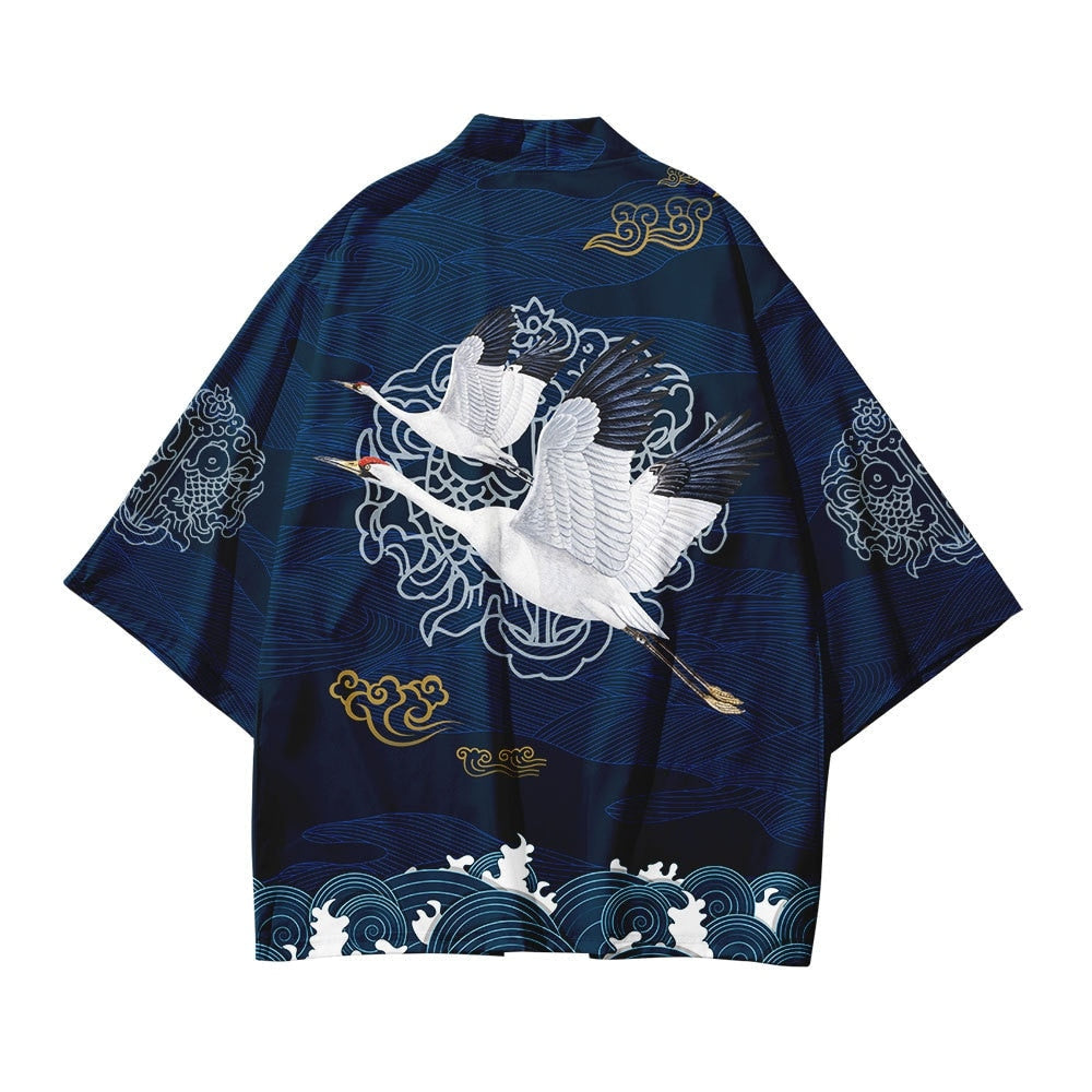 Veste Kimono Bleu Nuit - XXS