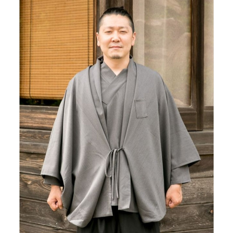 Veste Kimono Homme Grise