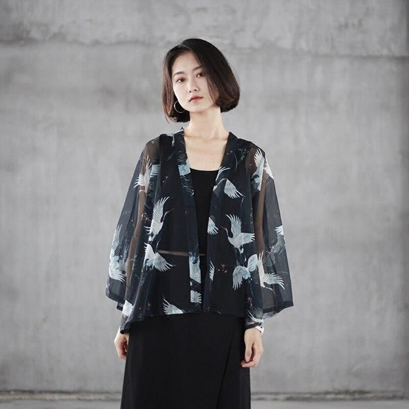 Veste Kimono Légère Femme - Unique